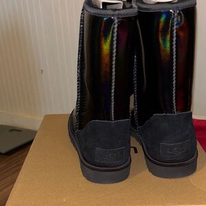 UGG Black Iridescent Tall Boots